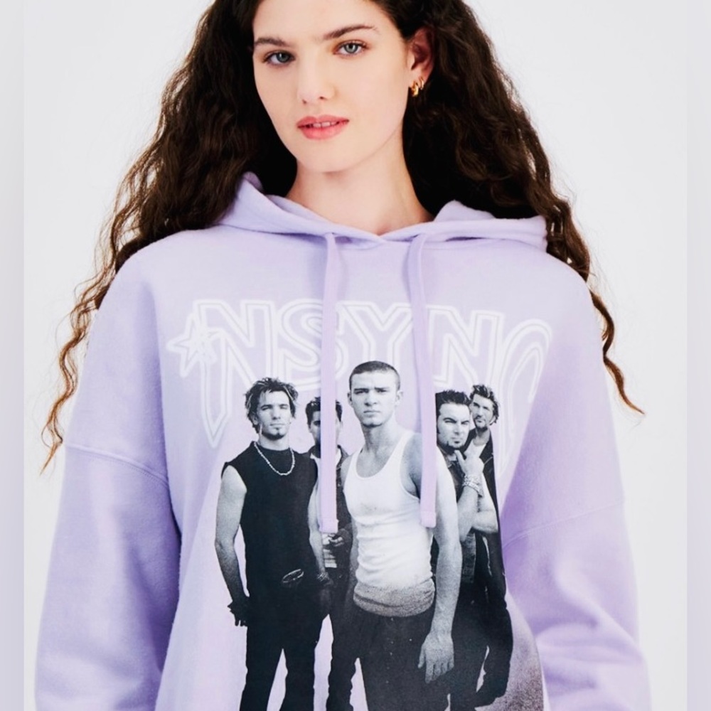 Grayson Threads ‘NSYNC Hoodie Pullover Sweatshirt [Juniors] ✨ Size Large | lilac